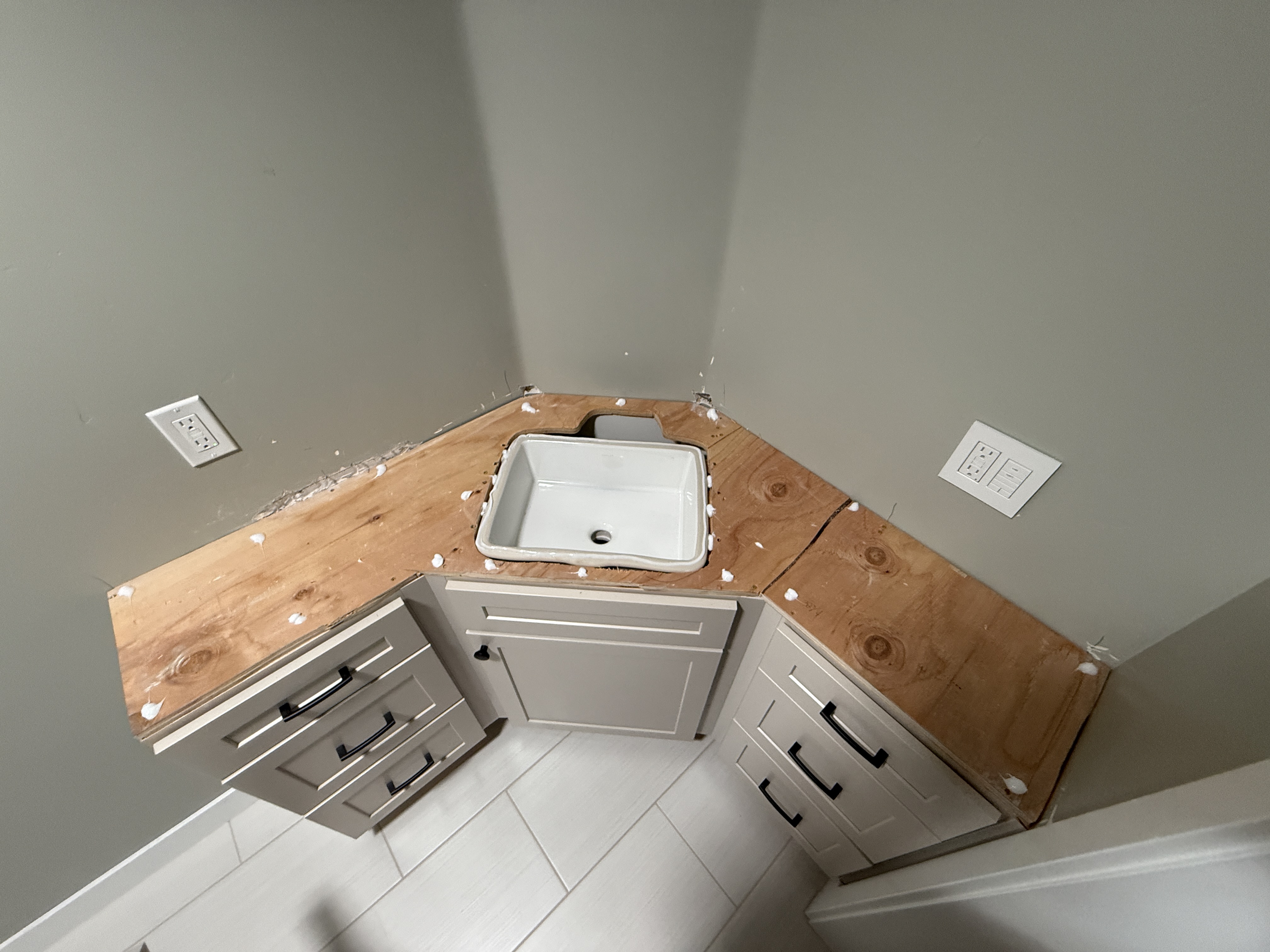Before — Bathroom Vanity Upgrade